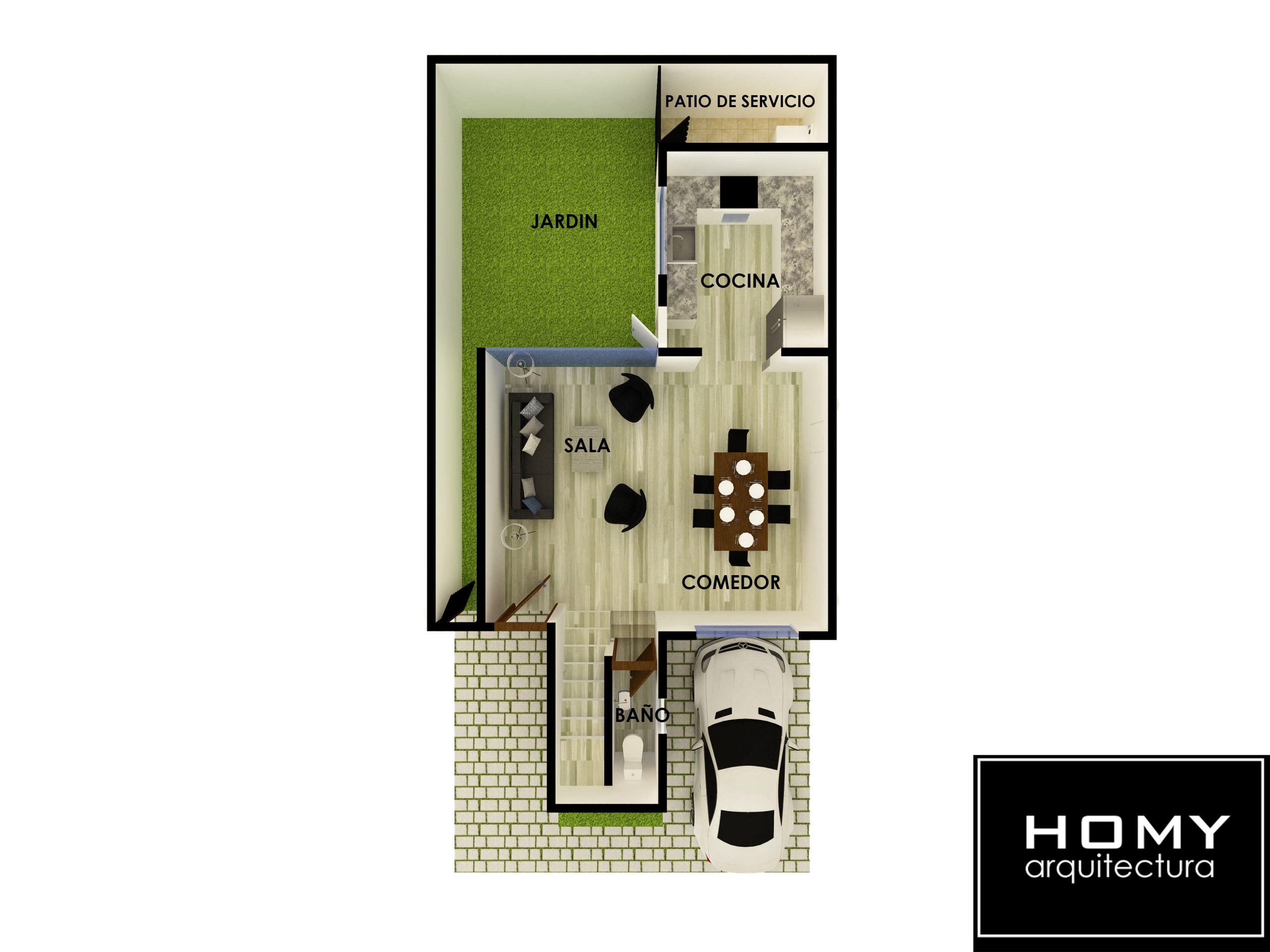 MAQUETA PROTOTIPO 7X15 HOMY